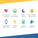 Mibro Color Watch Smartwatch 1.58" Heart Rate & SpO2 Monitoring Sports Mode Sleep Tracking