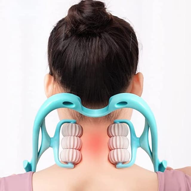 جهاز تدليك الرقبة Multifunctional Six-wheel Neck Massager