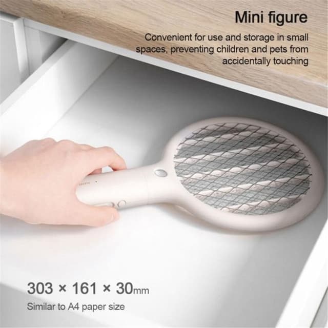 مضرب قاتل الناموس Sothing Mini USB Electric Mosquito Swatter