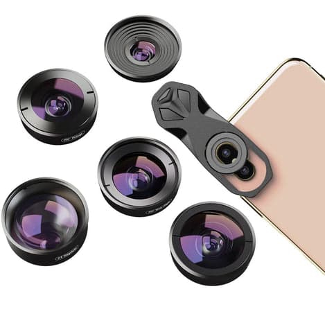 مجموعة عدسات جوال للتصوير أبيكسيل Apexel 11 in 1 Phone Camera Optical Filter Lens Kits