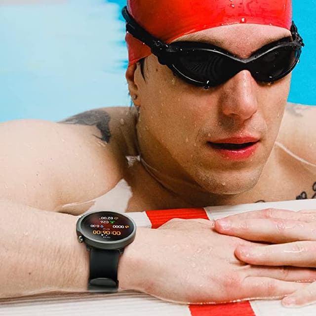 Mibro A1 Smart Watch Blood Oxygen Heart Rate Monitor Fitness Smartwatch Unisex 1.28 inch 5ATM