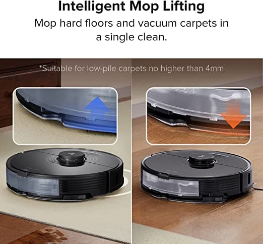 مكنسة روبوت التنظيف روبوروك اس 7 الذكية Roborock S7 Robot Vacuum And Mop