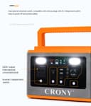 بطارية متنقلة للرحلات كروني CRONY BS800 Portable Power Station 555WH