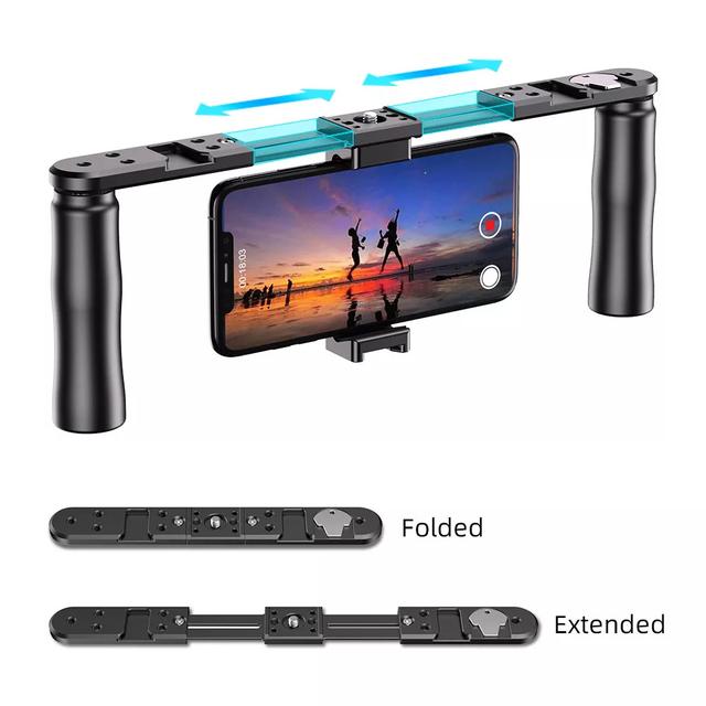 حامل جوال للتصوير احترافي أبيكسيل Apexel VG02 Smartphone Dual Handle Grip Model