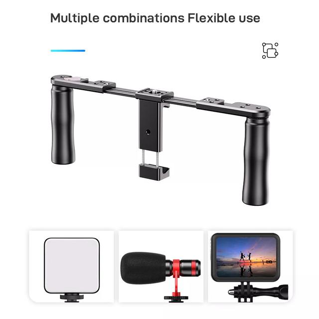 حامل جوال للتصوير احترافي أبيكسيل Apexel VG02 Smartphone Dual Handle Grip Model