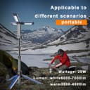 كشاف ليد خارجي صنارة للرحلات قابل للشحن Crony VIP-12 Outdoor multi-function lamp