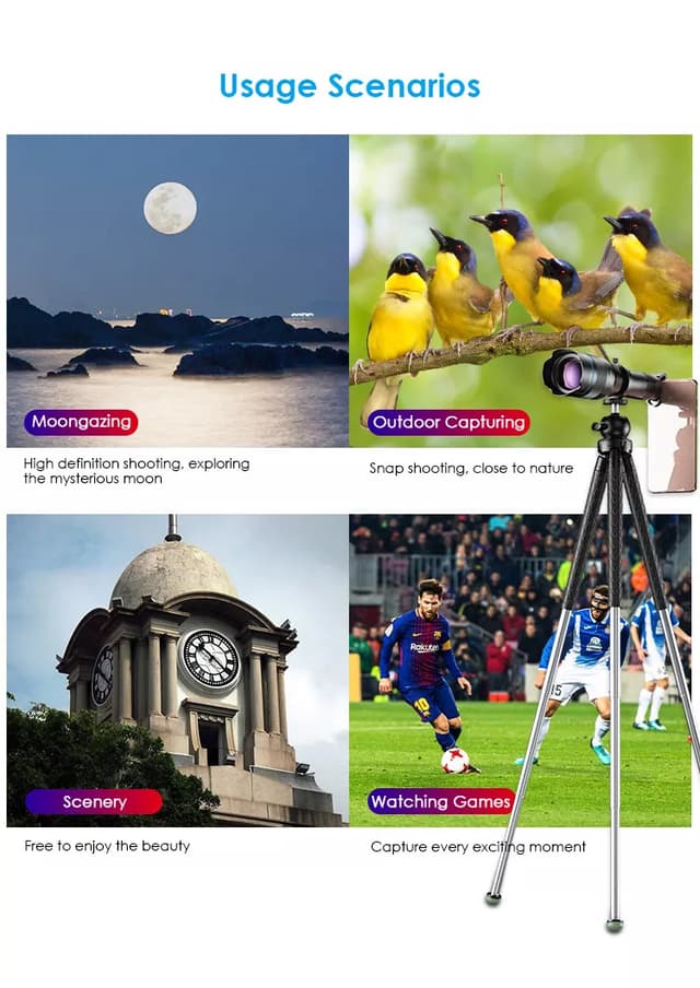 Apexel 60X Telephoto Smartphone Lens