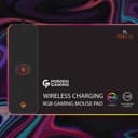 Porodo Gaming RGB MousePad with 15W Wireless Charger - Black