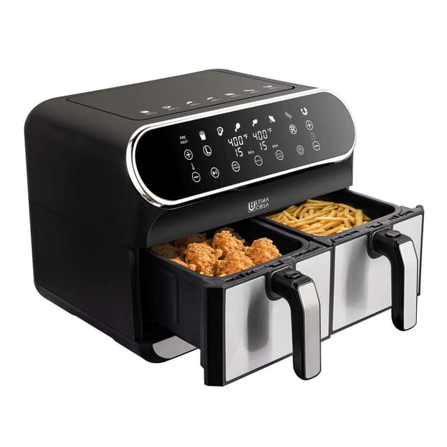 قلاية هوائية مزدوجة 8 لتر Ultima Cosa Preso Luxe 8.5QT Dual Air Fryer
