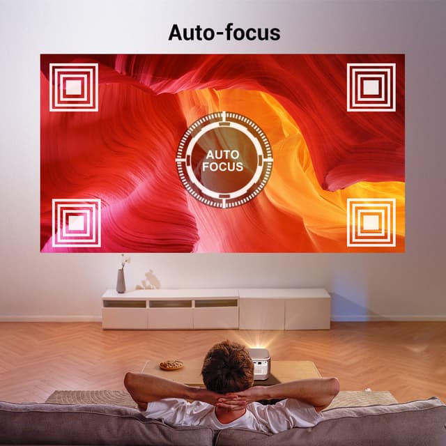 بروجكتر باينتك محمول بالبطارية Byintek Smart Projector 3D UFO R20 Pro