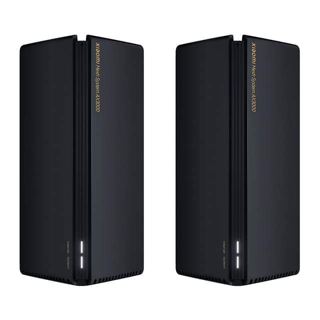 Xiaomi Mi Mesh System AX3000 Dual-Band Wifi6 Router (2 Pack) 2.4GHz/ 5GHz Black