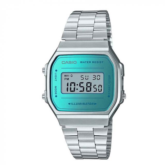 ساعة كاسيو رقمية للجنسين CASIO Vintage Digital Unisex Watch A168WEM-2DF - SW1hZ2U6OTUyOTA0