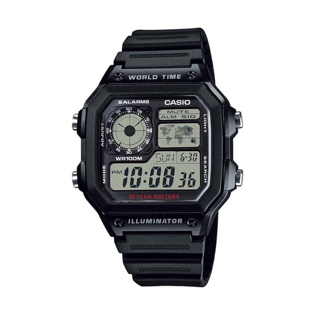 CASIO Digital Men Watch AE-1200WH-1AVDF