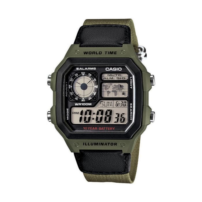 ساعة كاسيو رقمية رجالي CASIO Digital Men AE-1200WHB-3BVDF