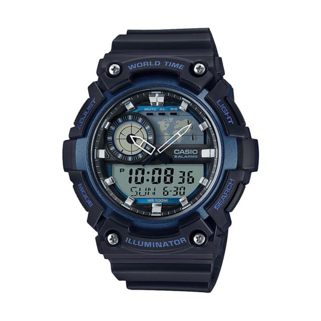 ساعة كاسيو رقمية رجالي CASIO Digital Men Watch AEQ-200W-2AVDF