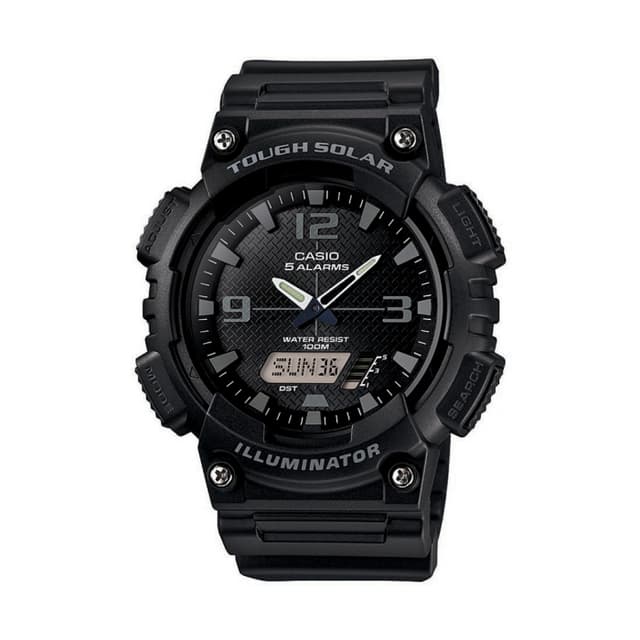 ساعة كاسيو سولار باور رجالي أسود CASIO SOLAR POWERED Men Watch AQ-S810W-1A2VDF