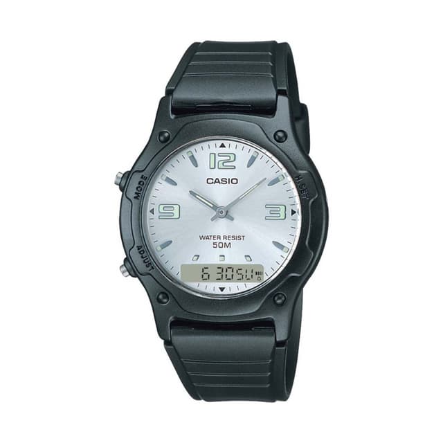 ساعة كاسيو رجالي أسود CASIO Vintage Men Watch AW-49HE-7AVDF