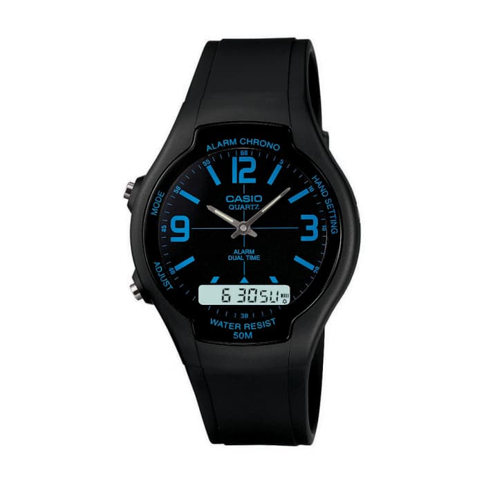 CASIO Analog - Digital Men Watch AW-90H-2BVDF