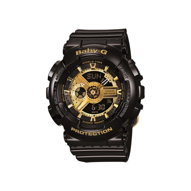 ساعة كاسيو بيبي جي كاجيوال نسائي أسود Casio BABY-G Casual Women Watch BA-110-1ADR