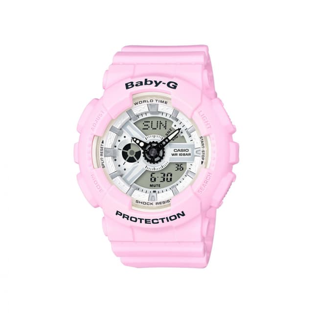 ساعة كاسيو بيبي جي كاجيوال نسائي زهر Casio BABY-G Casual Women Watch BA-110BE-4ADR - 660084