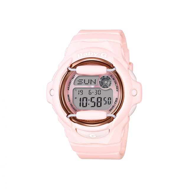 ساعة كاسيو بيبي جي كاجيوال نسائية زهر Casio BABY-G Casual Women Watch BG-169G-4BDR - 660013