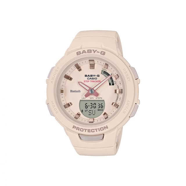 ساعة كاسيو بيبي جي جي سكواد نسائية Casio BABY-G G-SQUAD Women Watch BSA-B100-4A1DR - 660065