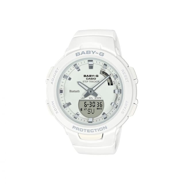 ساعة كاسيو بيبي جي جي سكواد نسائية Casio BABY-G G-SQUAD Women Watch BSA-B100-7ADR - 660058