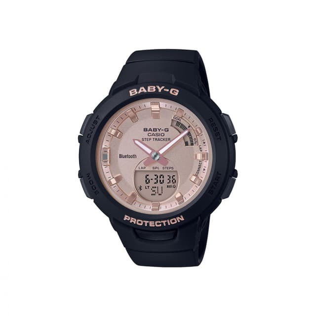 ساعة كاسيو بيبي جي جي سكواد نسائية Casio BABY-G G-SQUAD Women Watch BSA-B100MF-1ADR - 660067