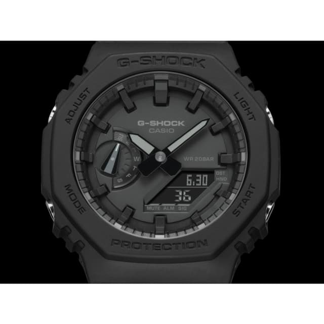 ساعة كاسيو جي شوك كاجيوال رجالي أسود Casio G-SHOCK Casual Men Watch GA-2100-1A1DR