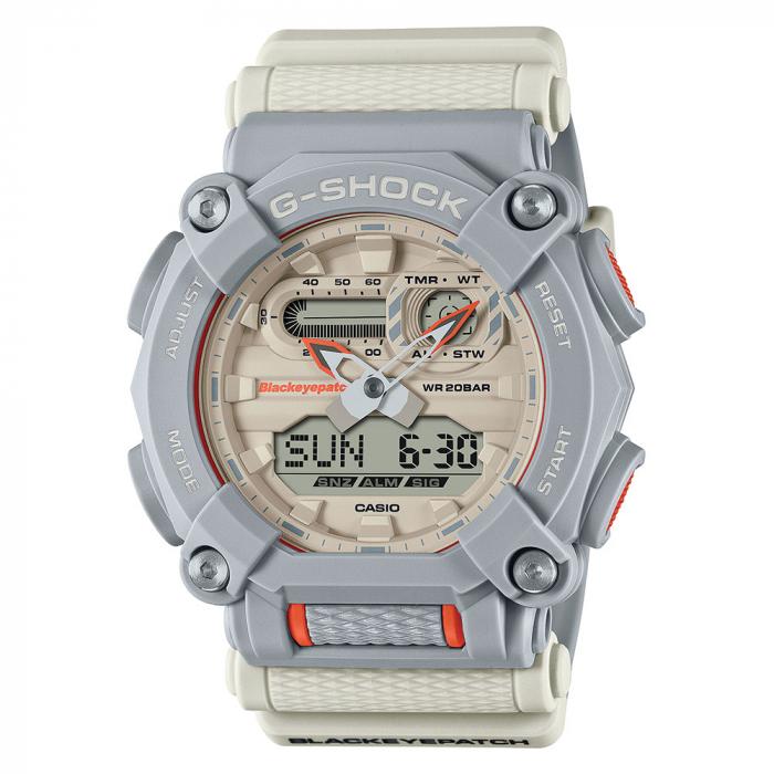 ساعة كاسيو جي شوك كاجيوال رجالي أبيض Casio G-SHOCK Casual Men Watch GA-900BEP-8ADR