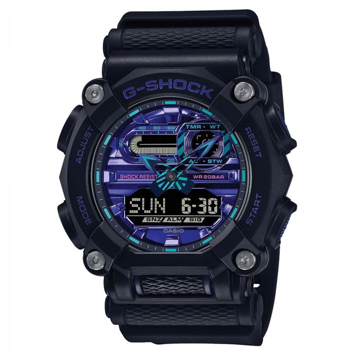 ساعة كاسيو جي شوك كاجيوال رجالي أسود Casio G-SHOCK Casual Men Watch GA-900VB-1ADR