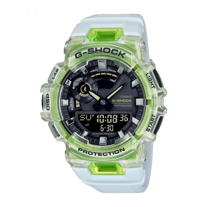 ساعة كاسيو جي شوك سبورتي أنالوج و رقمي رجالي أبيض G-SHOCK G-SQUAD Men Watch GBA-900SM-7A9DR