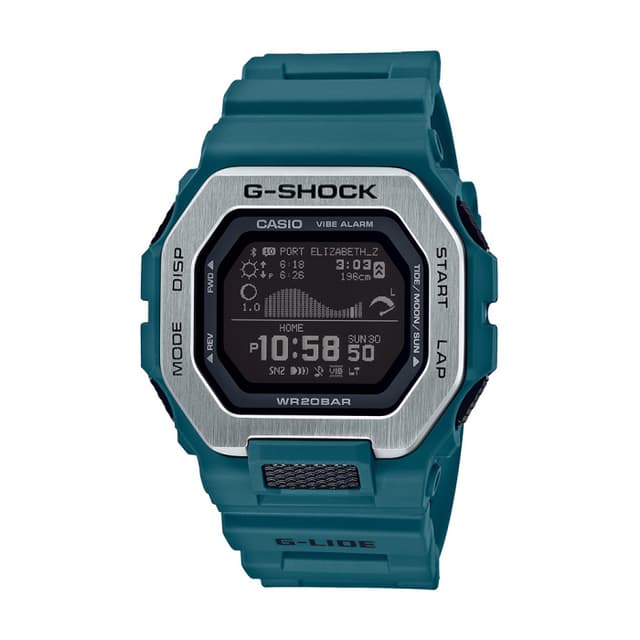 ساعة كاسيو جي شوك جي ليد رجالي زيتي Casio G-SHOCK G-LIDE Men Watch GBX-100-2DR