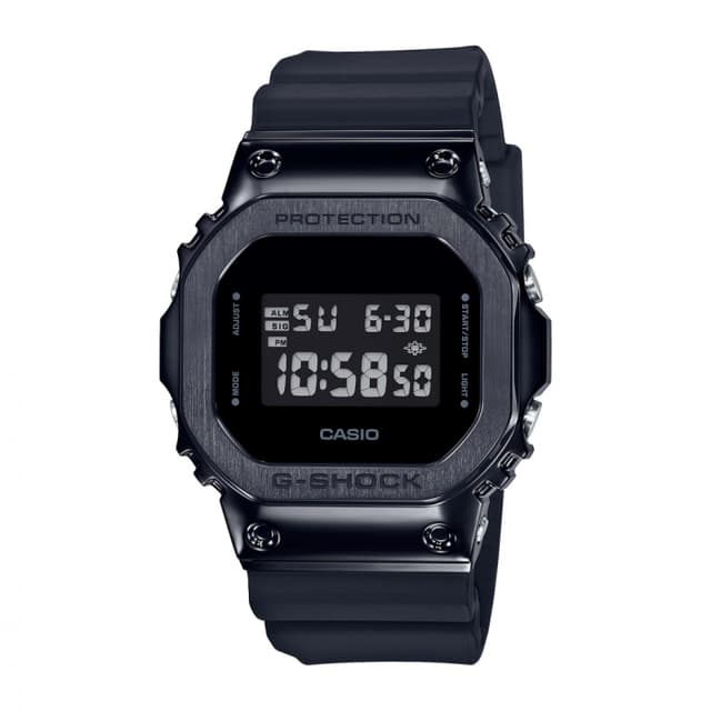 ساعة كاسيو جي شوك ميتال كولكشن رقمي رجالي أسود Casio G-SHOCK Metal Collection Men Watch GM-5600B-1DR