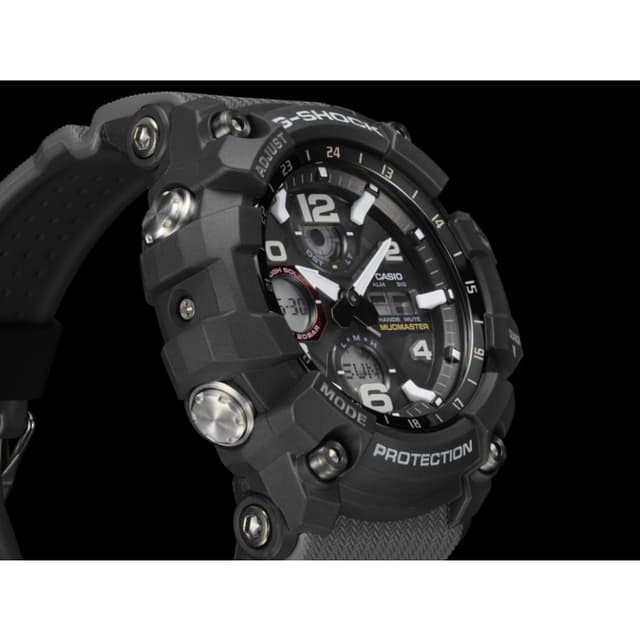 ساعة كاسيو جي شوك ماستر اوف جي أنالوج ورقمي رمادي Casio G-SHOCK MASTER of G Men Watch GSG-100-1A3DR