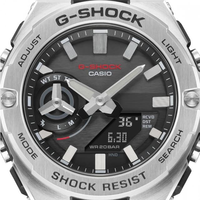 ساعة كاسيو جي شوك جي ستيل أنالوج و رقمي أسود Casio G-SHOCK G-STEEL Men Stainless Steel Watch GST-B500AD-1ADR
