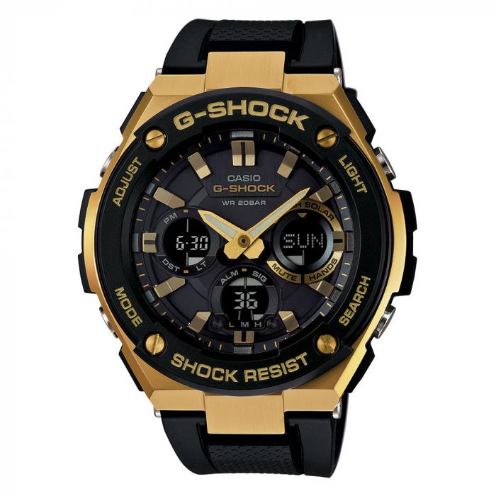 ساعة كاسيو جي شوك أنالوج و رقمي رجالي أسود Casio G-SHOCK Metal Men Watch GST-S100G-1ADR