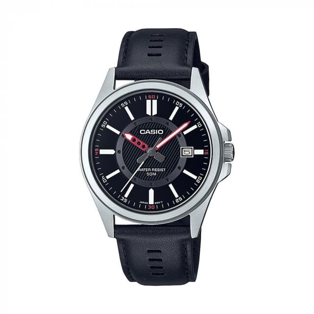 ساعة كاسيو رجالي جلد CASIO Vintage Watch MTP-E700L-1EVDF