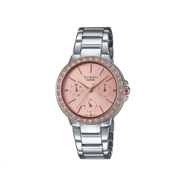 ساعة كاسيو شين نسائي أنالوغ معدن Casio SHEEN Women Analog Watch SHE-3069SG-4AUDF
