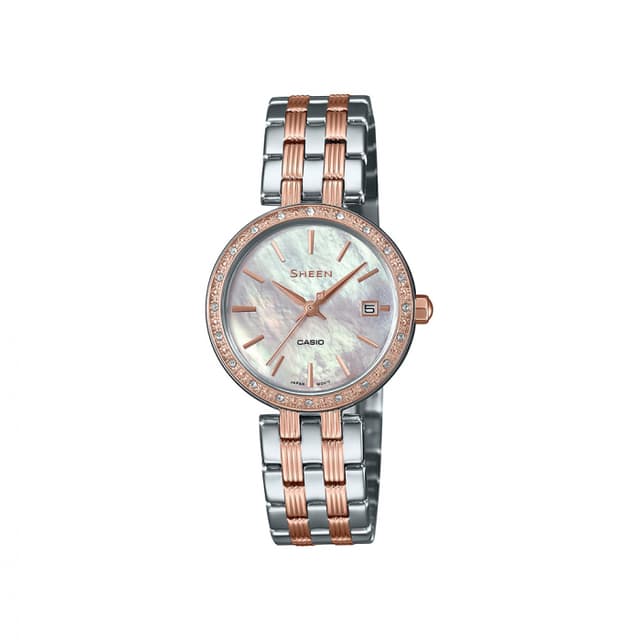 ساعة كاسيو شين نسائي أنالوغ Casio SHEEN Women Analog Watch SHE-4060SG-7AUDF
