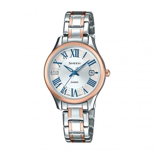 ساعة كاسيو شين نسائي أنالوغ معدن Casio SHEEN Women Analog Watch SHE-4050SPG-7AUDR