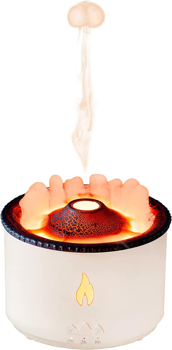 فواحة عطرية كهربائية سعة 300 مللي Volcano Aroma Diffuser Ultrasonic Oil Diffuser