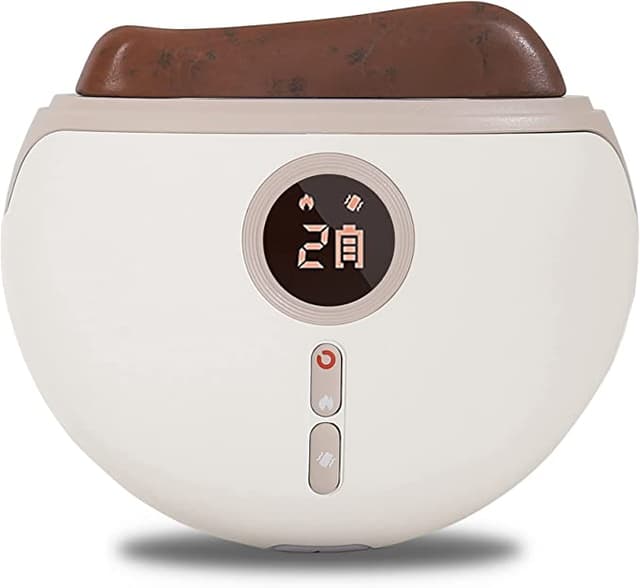 جهاز تدليك الوجه الكهربائي بتقنية تدليك غواشا Gua Sha Facial Tools Massager 3-level Heat & Vibration