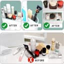 Toothbrush Holders, 4 Cups Toothbrush Holder Wall Mounted with Toothpaste Dispenser