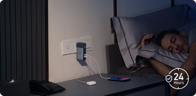 شاحن متنقل انكر مع شاحن جداري 10000 مللي أمبير Anker 733 Power Bank GaNPrime PowerCore 65W