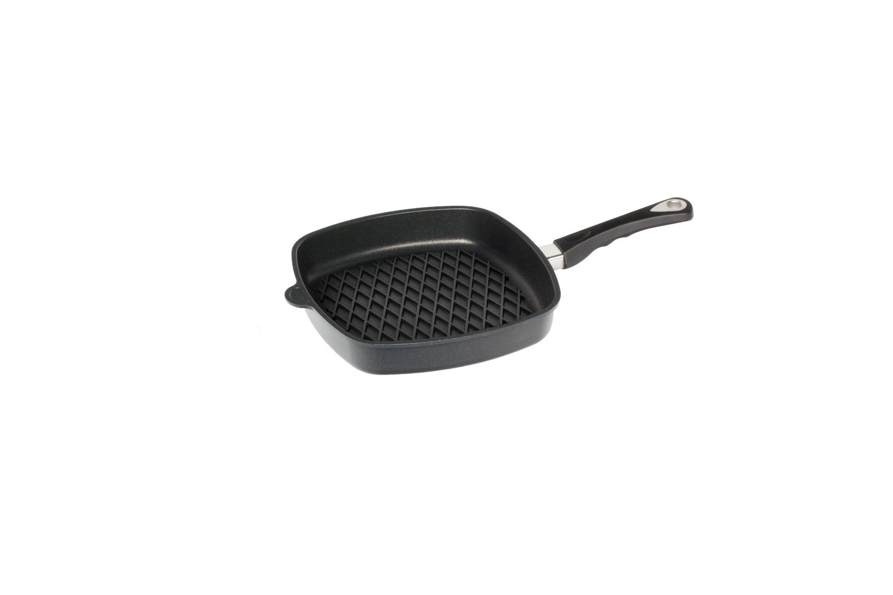 AMT Induction Square Pan, BBQ-Grillbottom, 28x28 cm, I E285BBQ-E-Z2