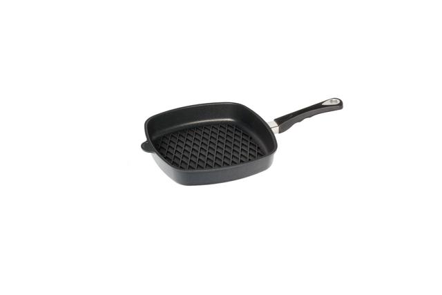 مقلاة شواء حثية 28x28 سم ايه ام تي AMT Induction Square Pan, BBQ-Grillbottom - SW1hZ2U6OTY2Mjcx