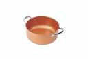 copperchef Copper Chef Round Casserole With Lid, 29 cm, 540-900109 - SW1hZ2U6OTY0MTc4