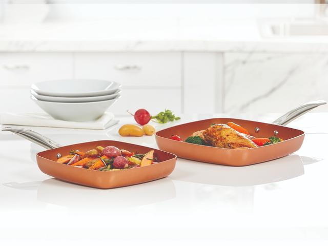 copperchef Copper Chef Square Fry Pan, 30 cm, 540-900104 - SW1hZ2U6OTY0MTQ1