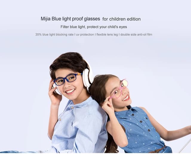نظارة حماية عيون الاطفال شاومي Xiaomi Children’s TAC Anti Blue Ray Glasses